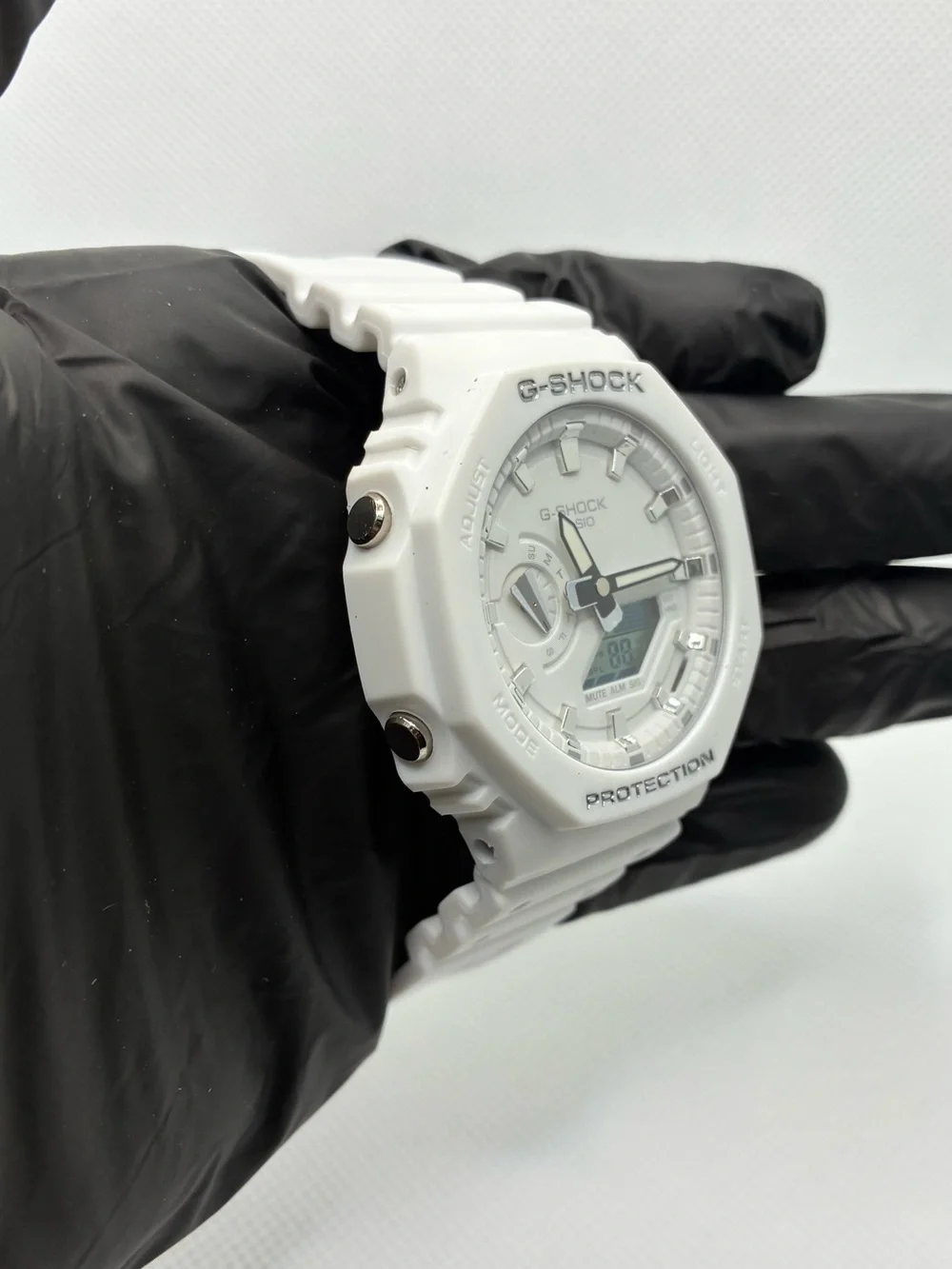 Casio white silver